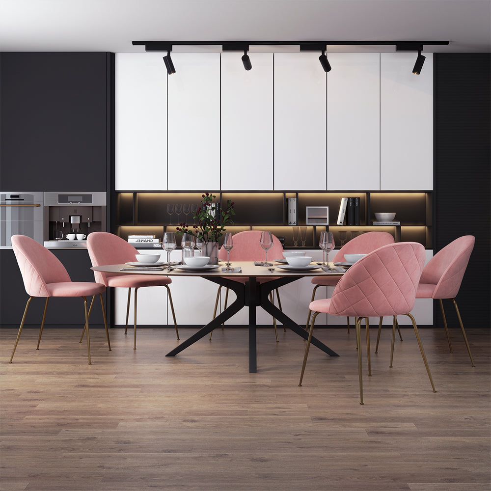 Ovaler Tisch Odilio 180x110 cm Nussbaum