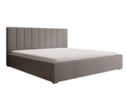 Polsterbett 160x200 cm Rinus beige aus hydrophobem Stoff
