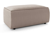 Farese Hocker aus cremefarbenem Cord