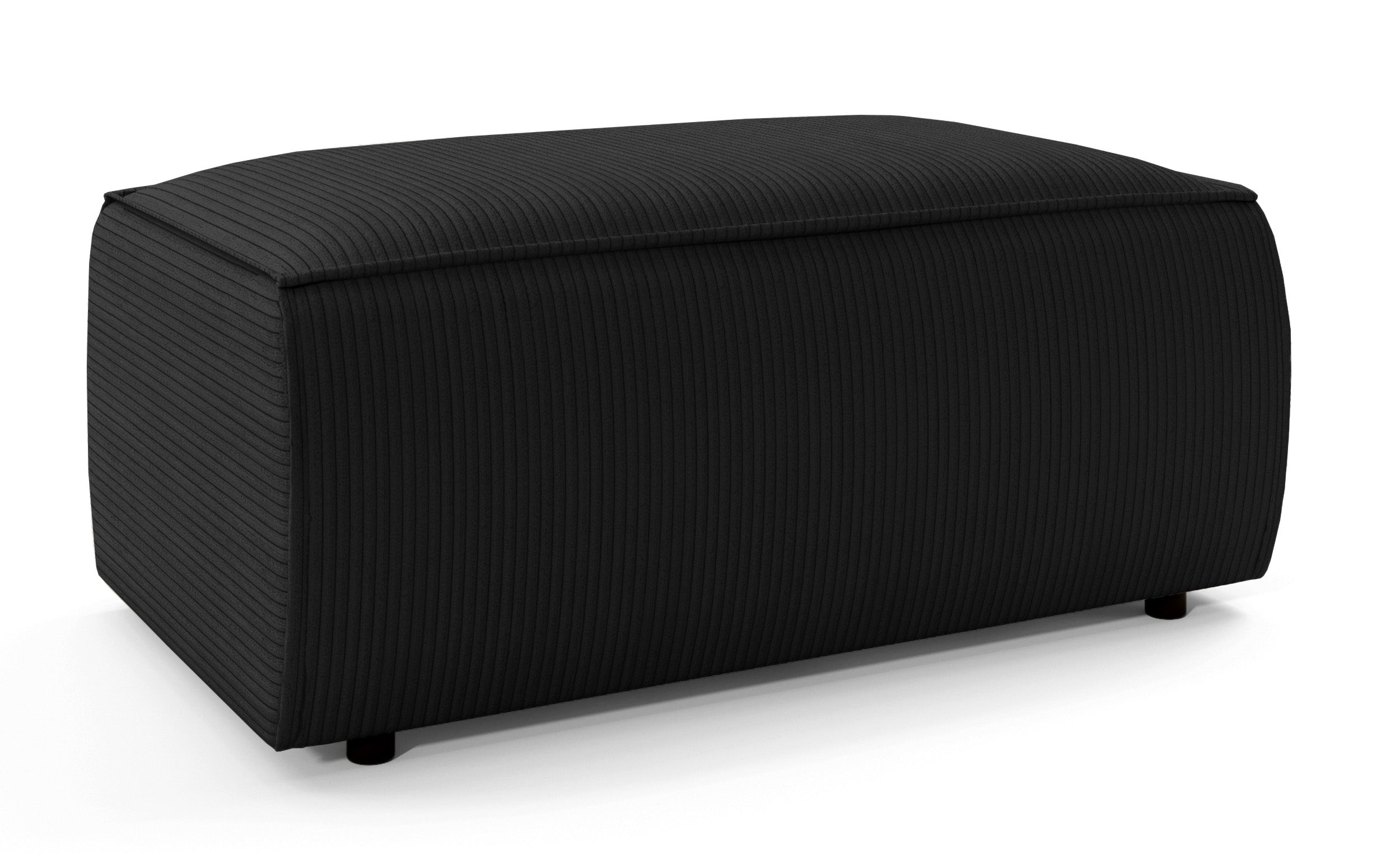 Farese Hocker schwarz Cord