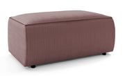 Farese rosa Cord-Pouf