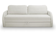 Drei-Sitzer-Schlafsofa Diego in Creme, Geflecht