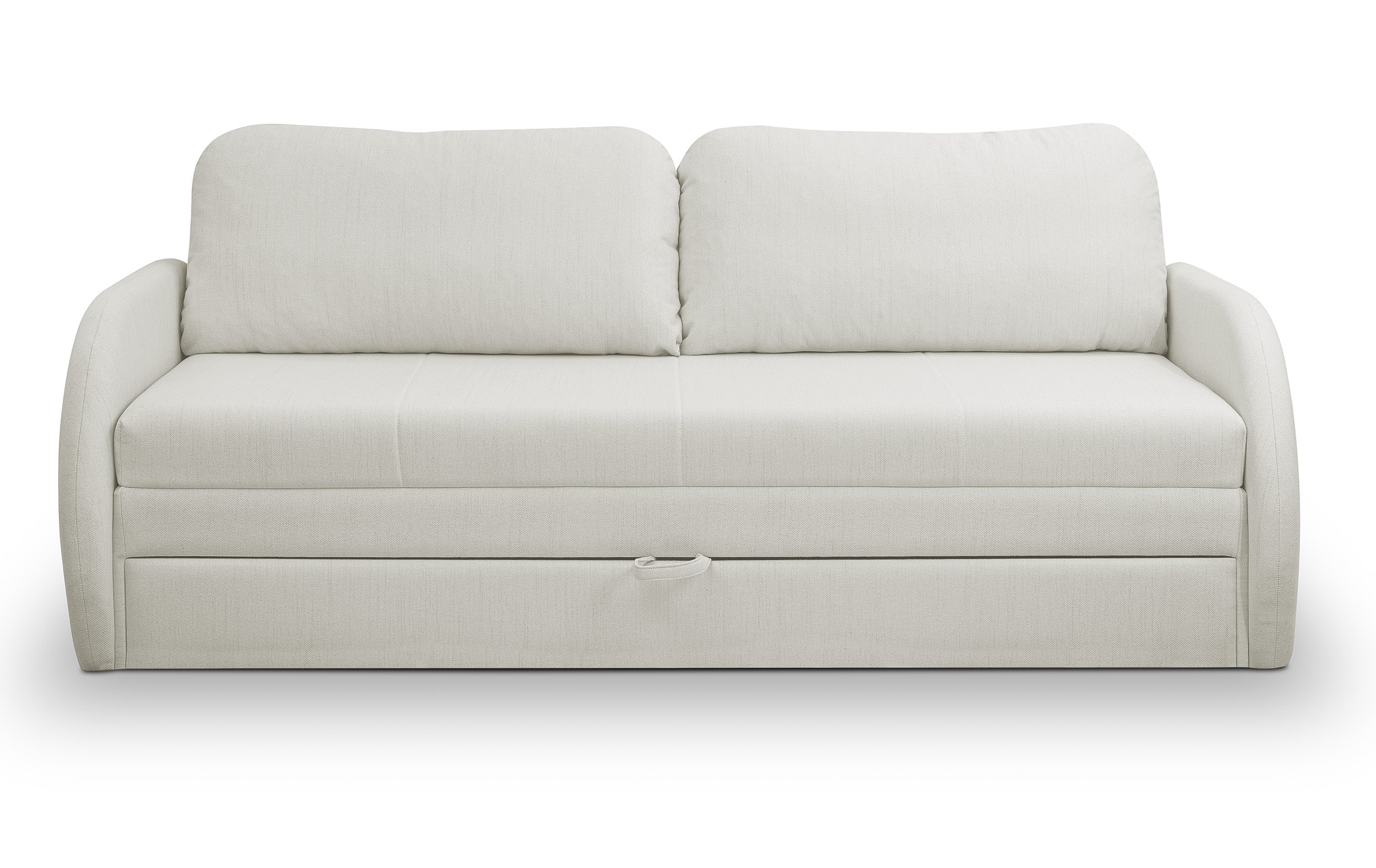 Drei-Sitzer-Schlafsofa Diego in Creme, Geflecht