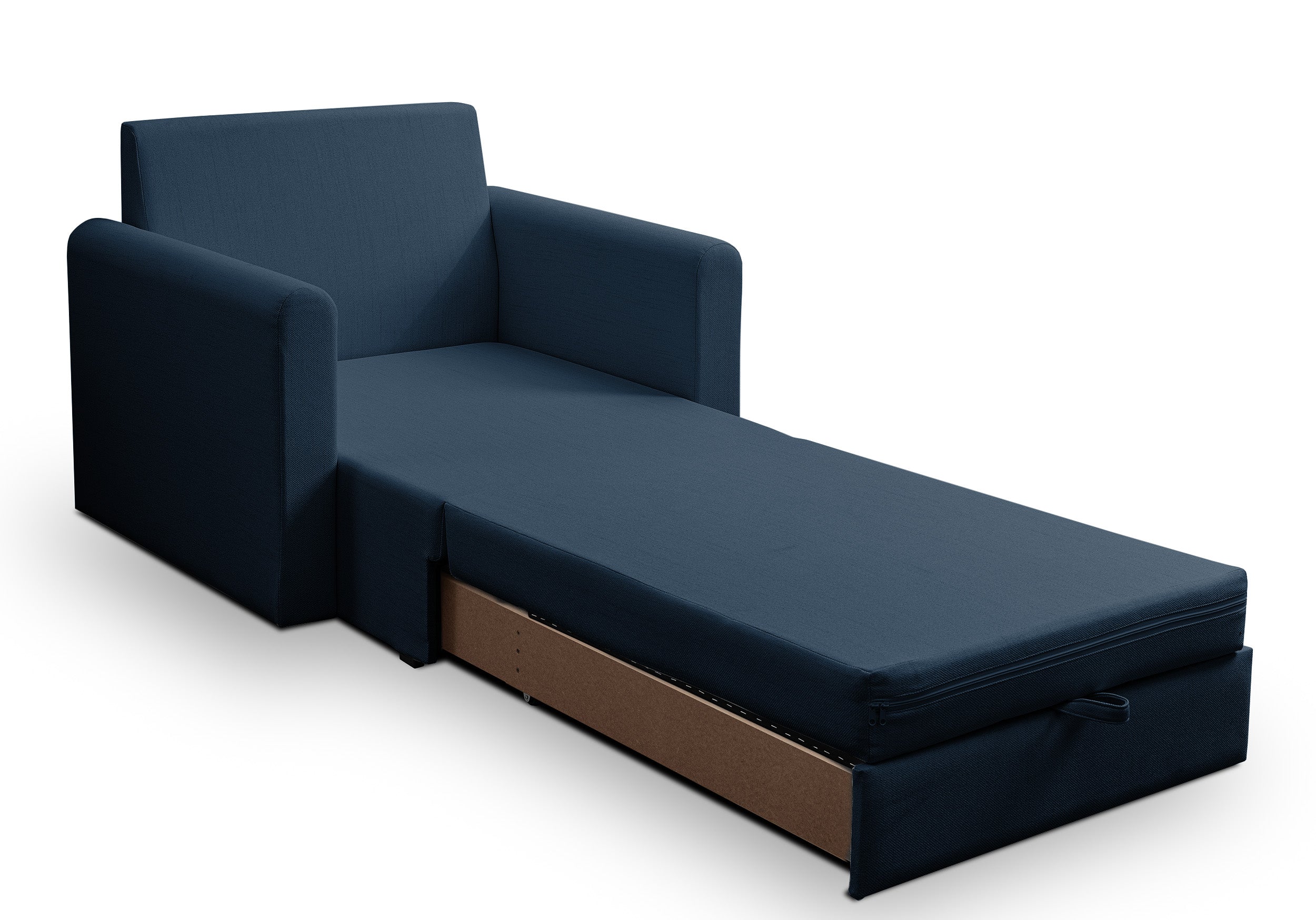 Dejano Klappstuhl in Marineblau, Geflecht