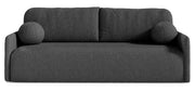 Ausziehbares Sofa Glove mit Bettkasten, graphitfarbenes Bouclé