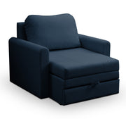 Dejano Klappstuhl in Marineblau, Geflecht