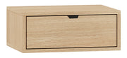 Hängender Nachttisch Heggers mit Schublade 45 cm Eiche Mavelie