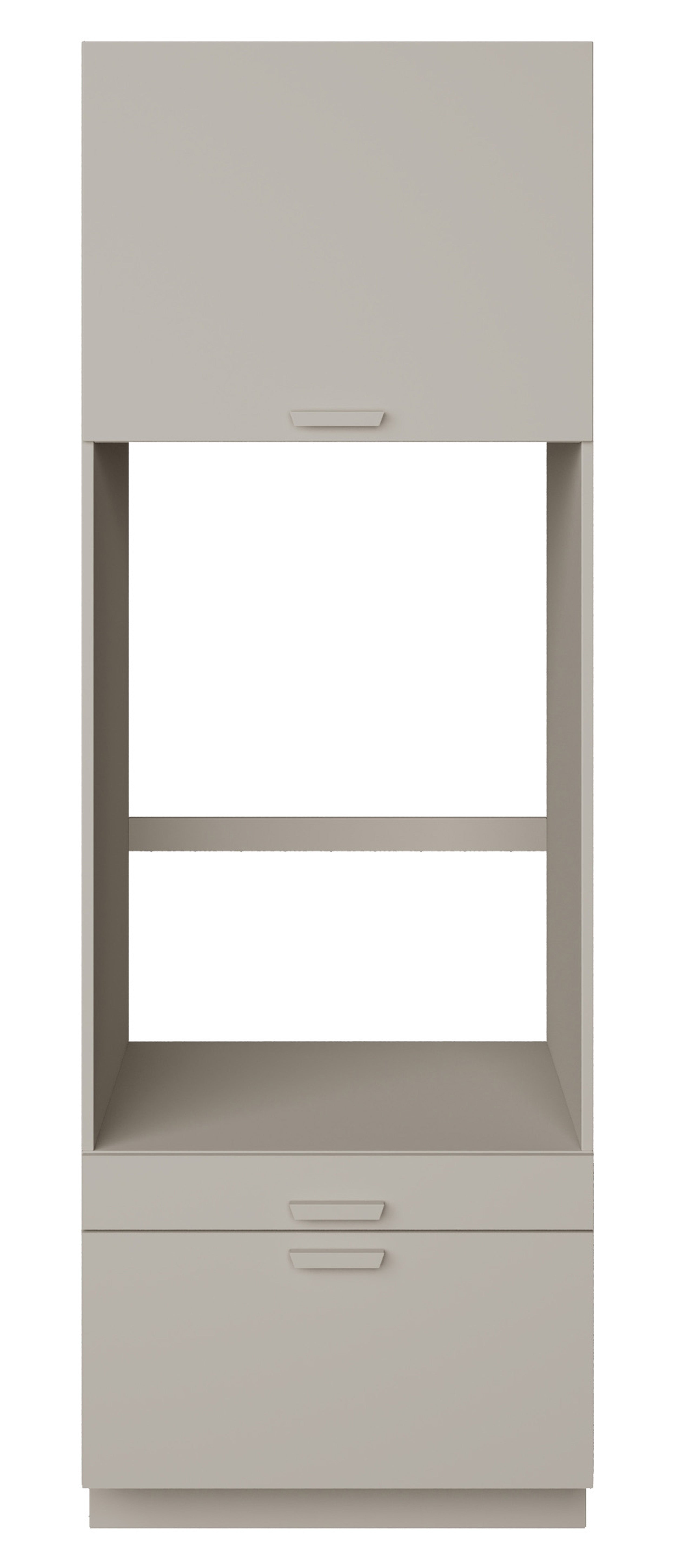 Einfacher Holv-Waschmaschinenschrank mit einer Kammer, Schublade und Regal, 68 cm, Kaschmirfarben