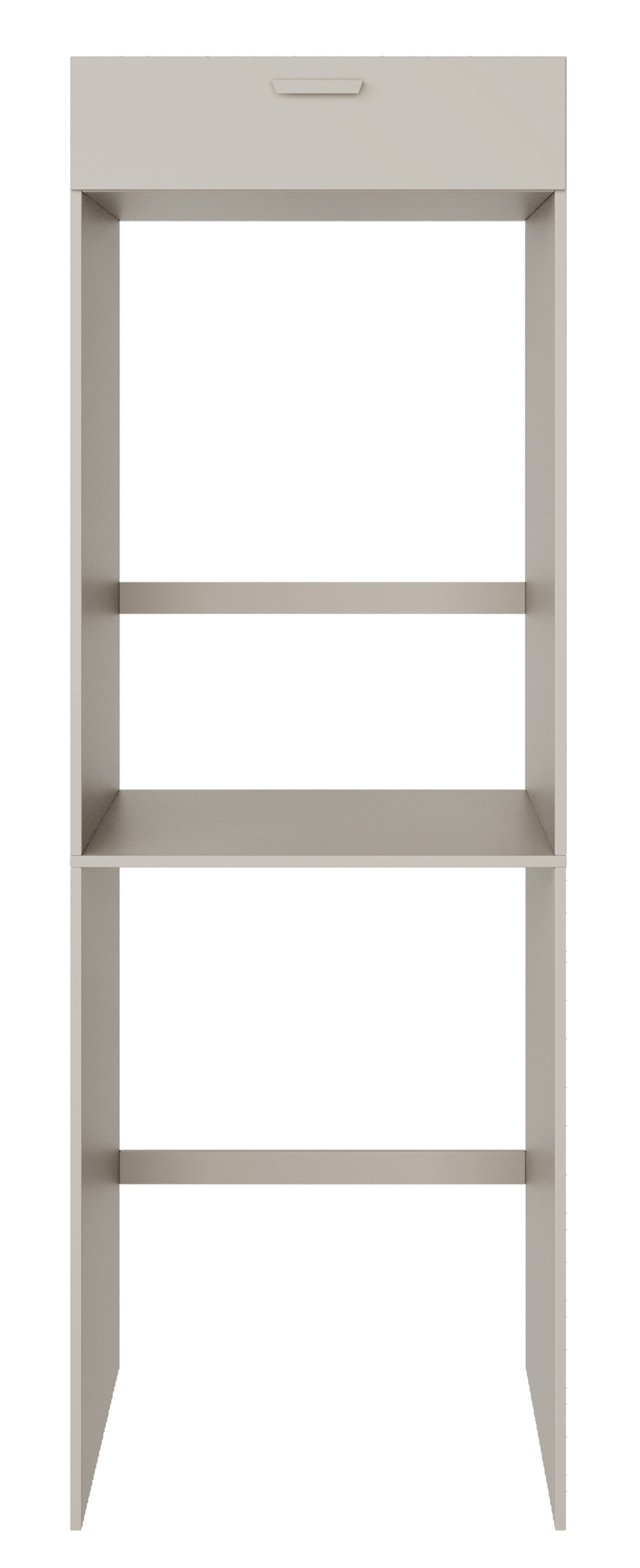 Zweikammer-Hängeschrank über der Waschmaschine Holv 68 cm Kaschmir
