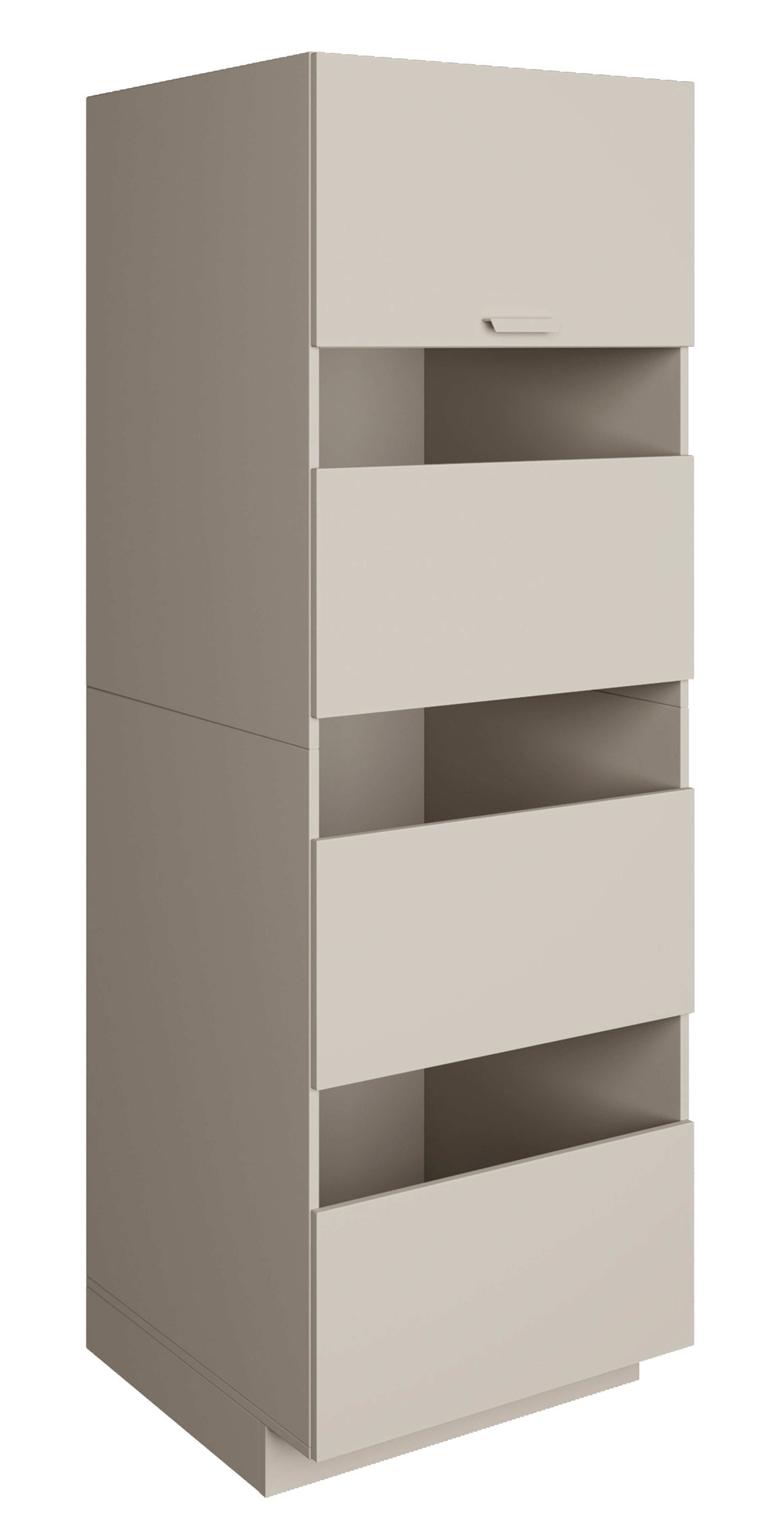 Stehender Badezimmerschrank mit vier Türen Holv 68 cm Kaschmir