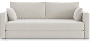 Drei-Sitzer-Schlafsofa Avolia, cremefarben, Geflecht
