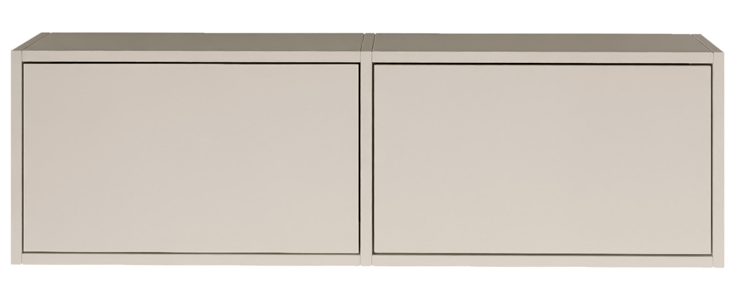 Hängender TV-Schrank Framme mit zwei Klappen, 100 cm, Kaschmir