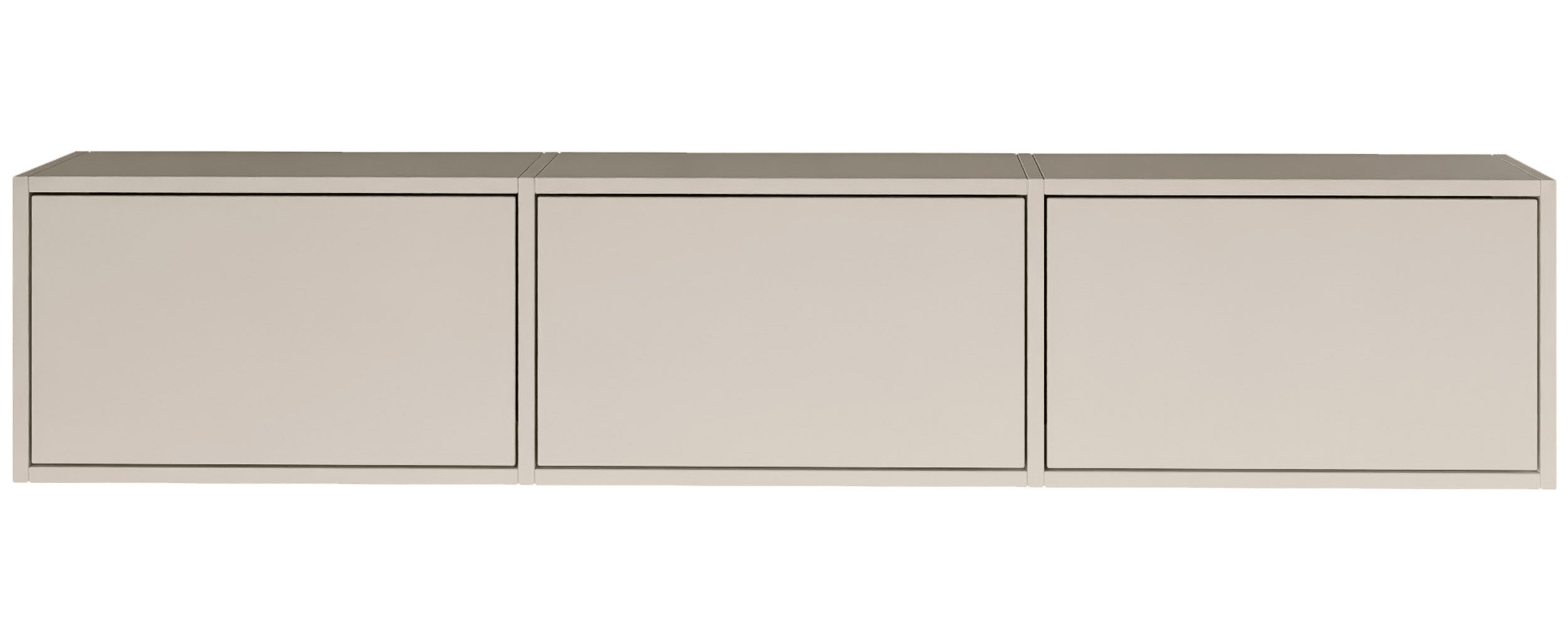 Hängender TV-Schrank Framme mit drei Klappen, 150 cm, Kaschmir