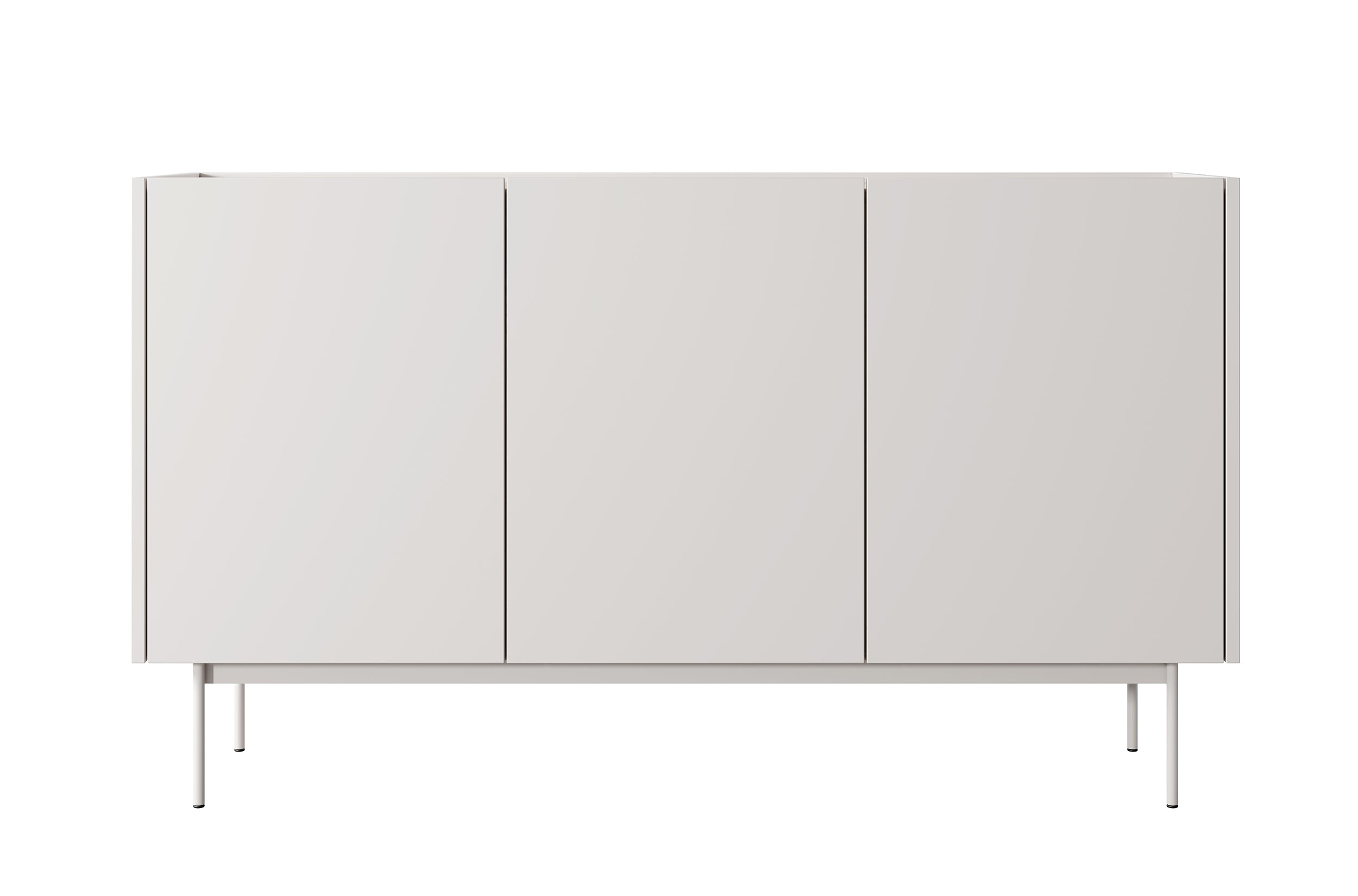Drehtür-Kommode Color 144 cm Kaschmir / Eiche Linea
