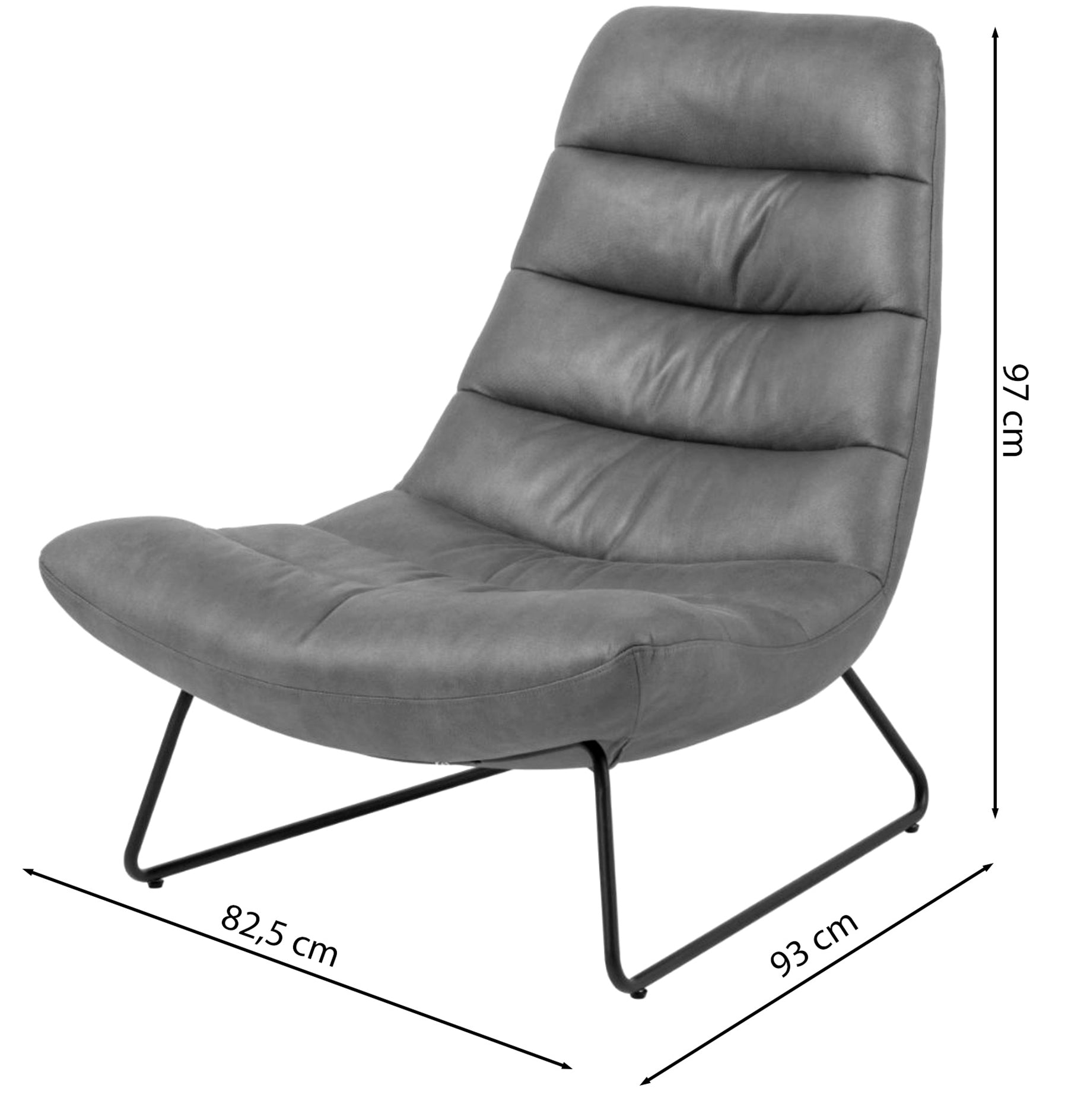 Relaxsessel Forgents grau