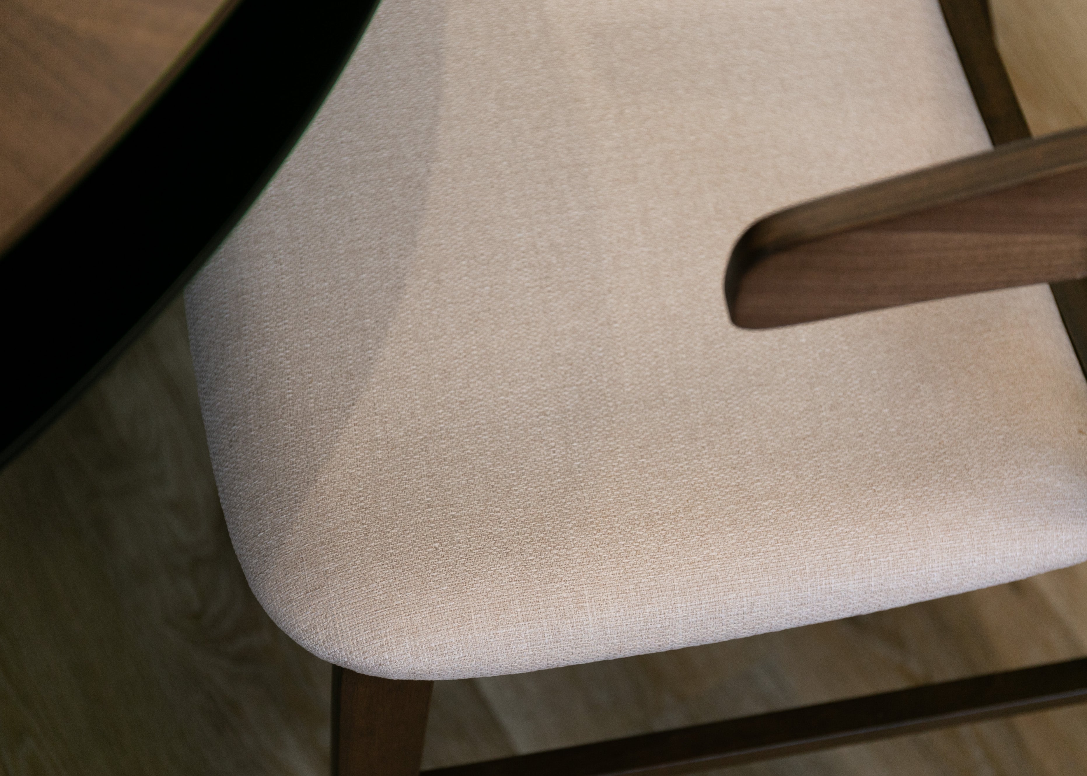 Holzstuhl Panize Nussbaum/Beige