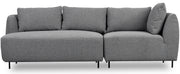Modulares Sofa Lanomi in grauem Bouclé