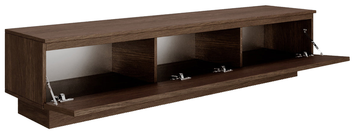 Stehender TV-Schrank Lemmi mit Klappe 175 cm Dunin-Eiche