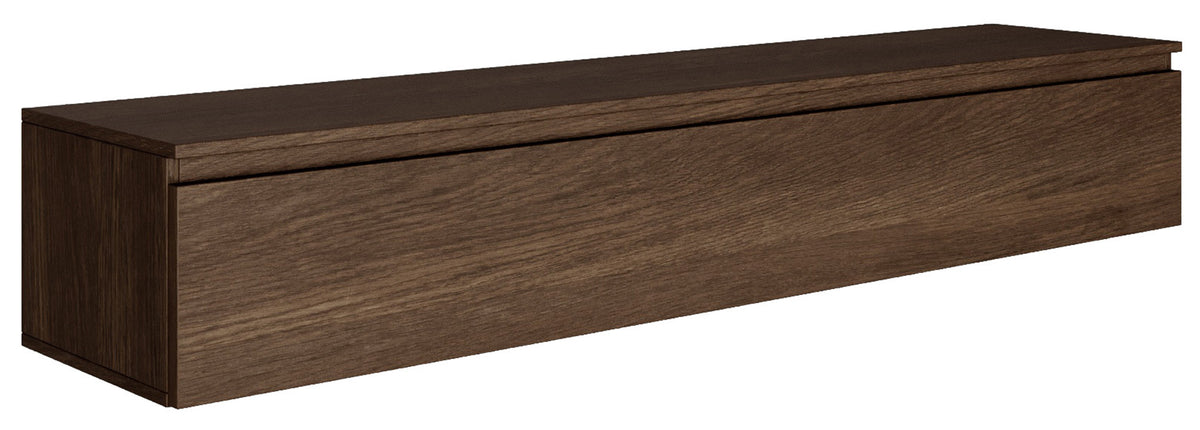 Hängender TV-Schrank Lemmi mit Klappe 175 cm Dunin Eiche