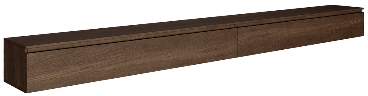 Hängende TV-Kommode Lemmi mit zwei Klappen 350 cm Dunin Eiche