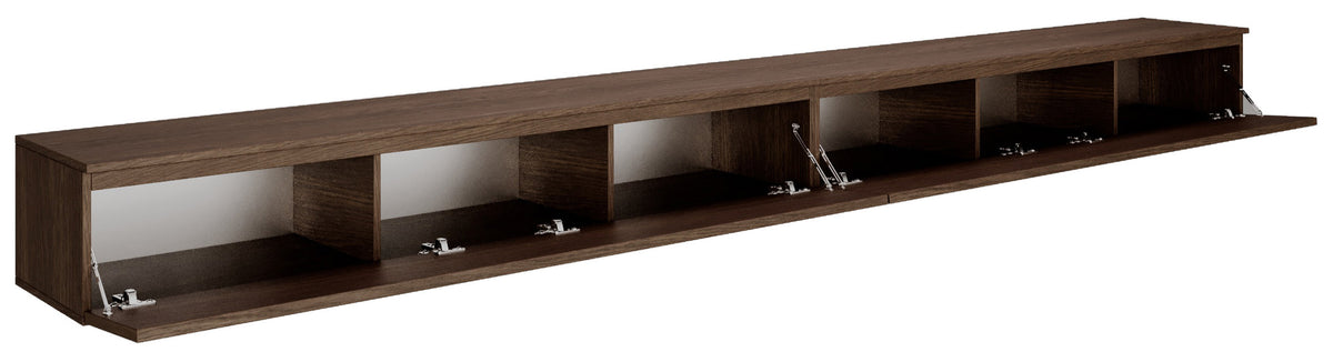 Hängende TV-Kommode Lemmi mit zwei Klappen 350 cm Dunin Eiche