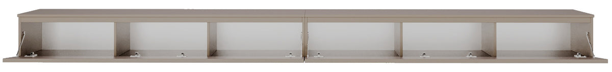 Hängender TV-Schrank Lemmi mit zwei Klappen 350 cm Kaschmir