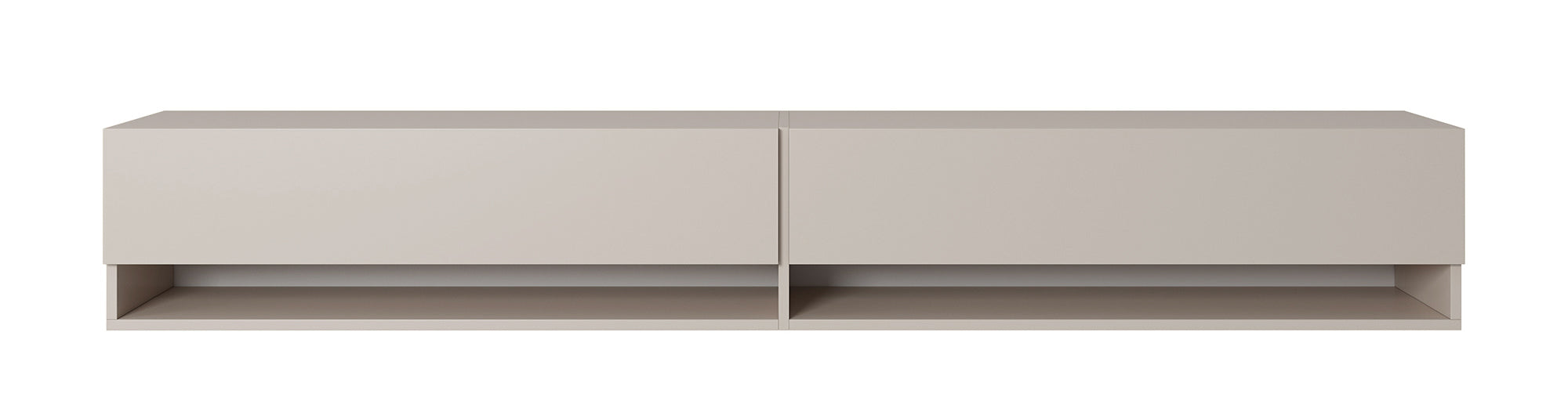 TV-Schrank Mirrgo 200 cm Grau-Beige