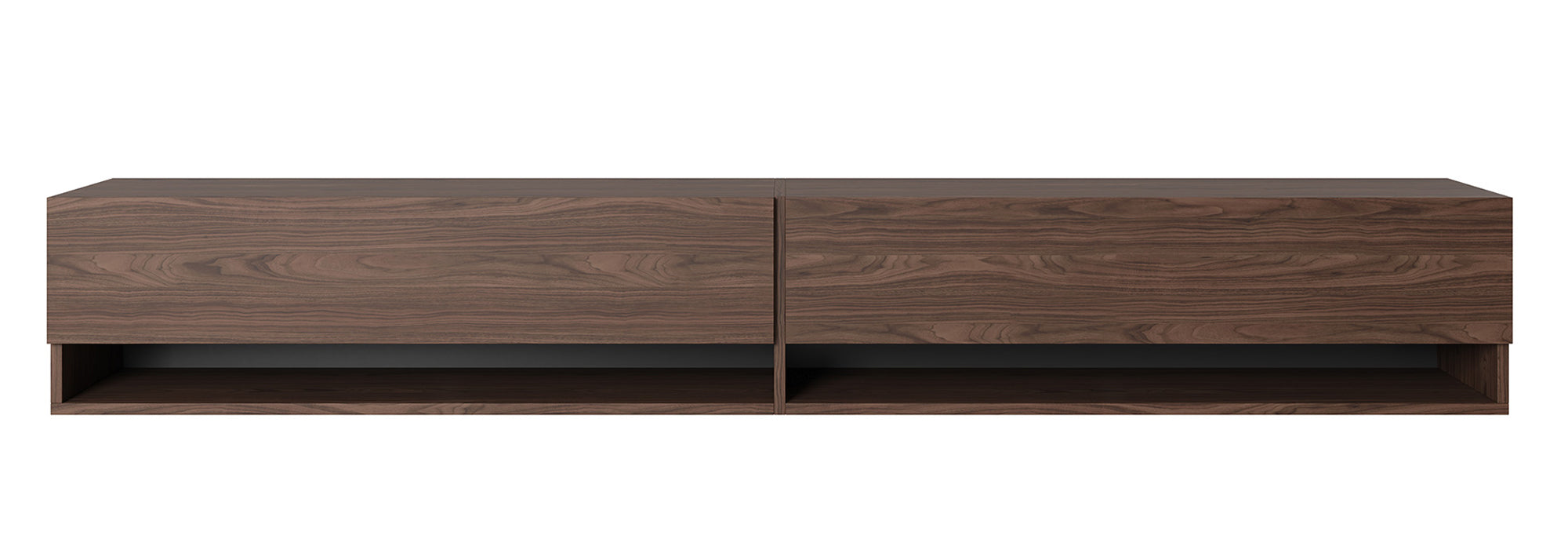 TV-Schrank Mirrgo 200 cm Nussbaum