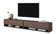 TV-Schrank Mirrgo 200 cm Nussbaum