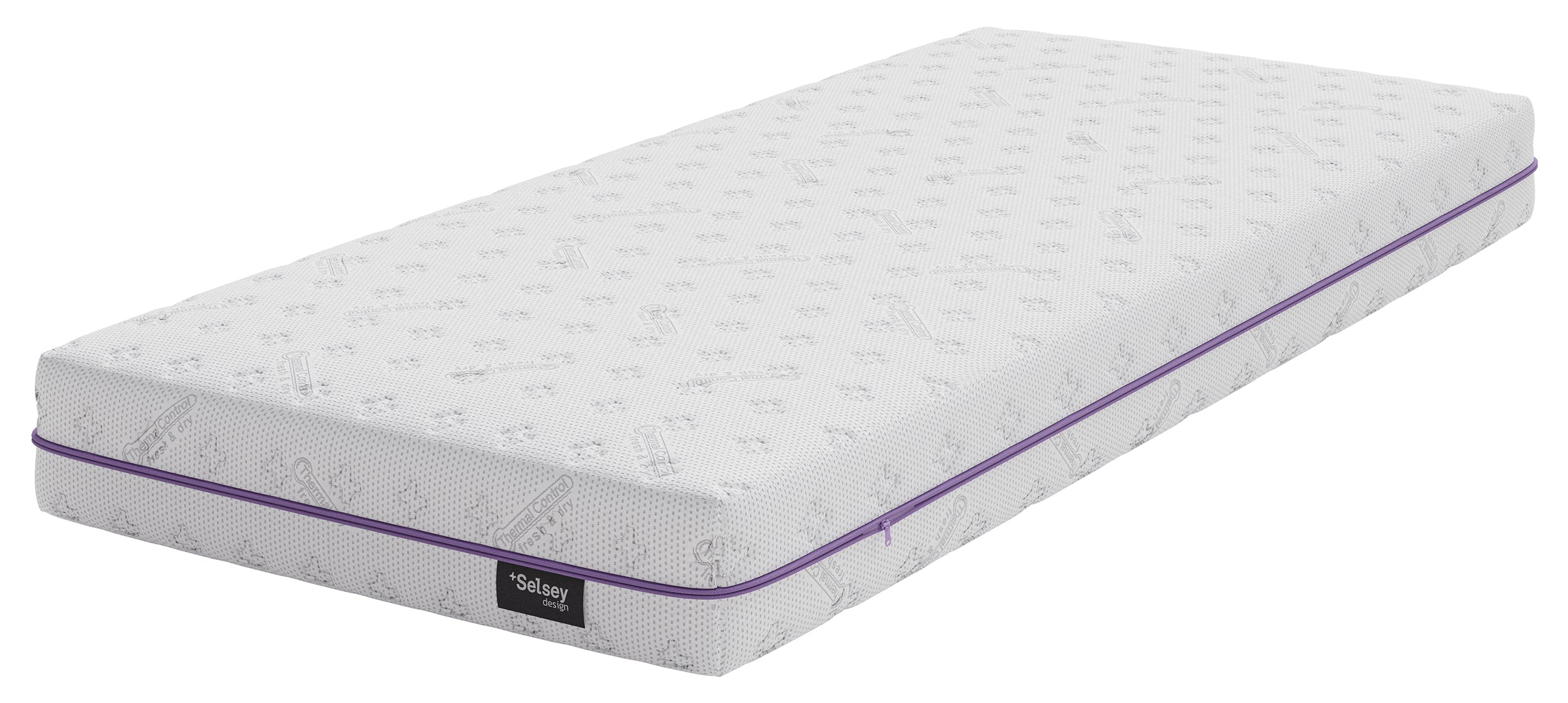 Multipocket-Taschenfederkernmatratze 90x200 cm Somtiple mit Visco- und HR-Schaum, beidseitig nutzbar