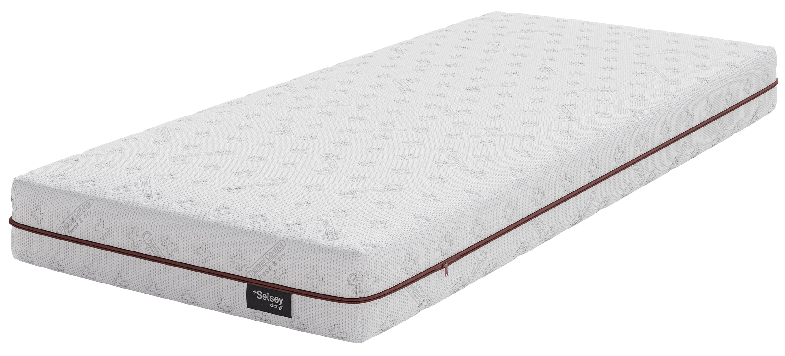 Taschenfederkernmatratze 90x200 cm Somcoco mit Kokos und PUR-Schaum, beidseitig verwendbar