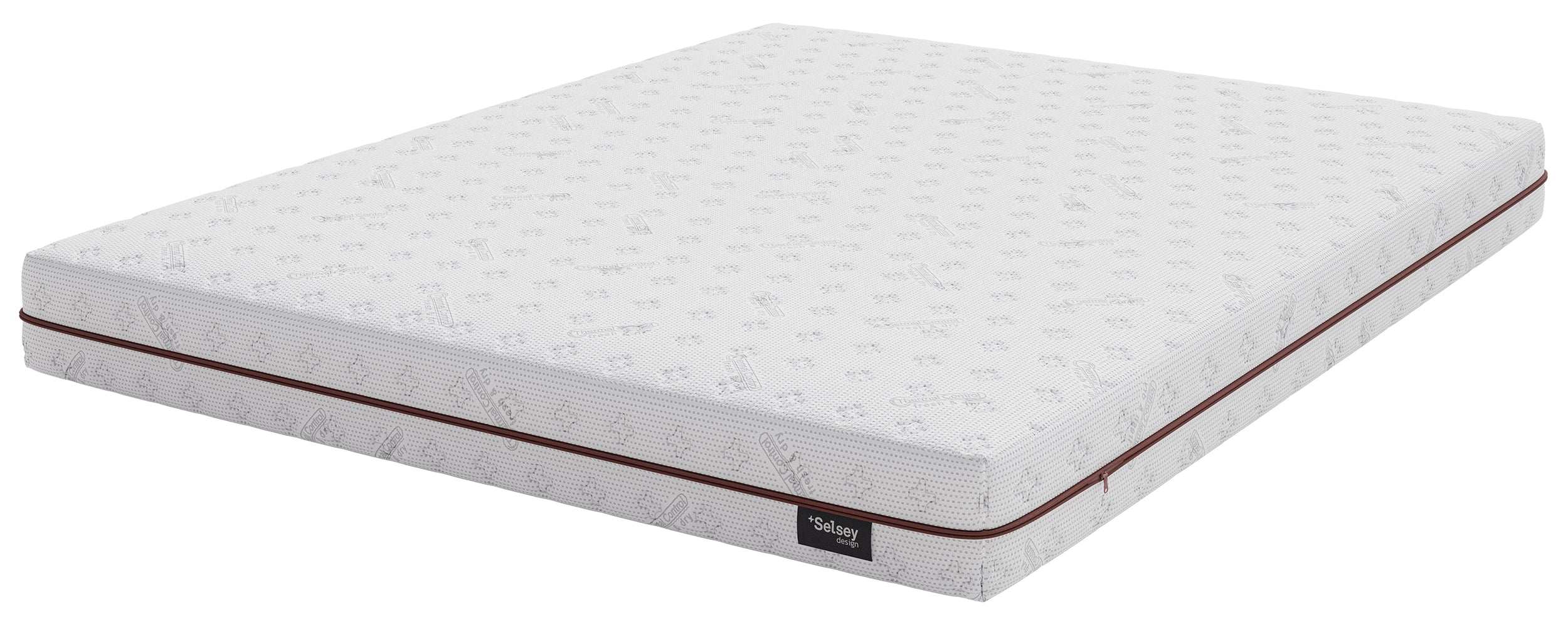 Taschenfederkernmatratze 120x200 cm Somcoco mit Kokos und PUR-Schaum, beidseitig verwendbar