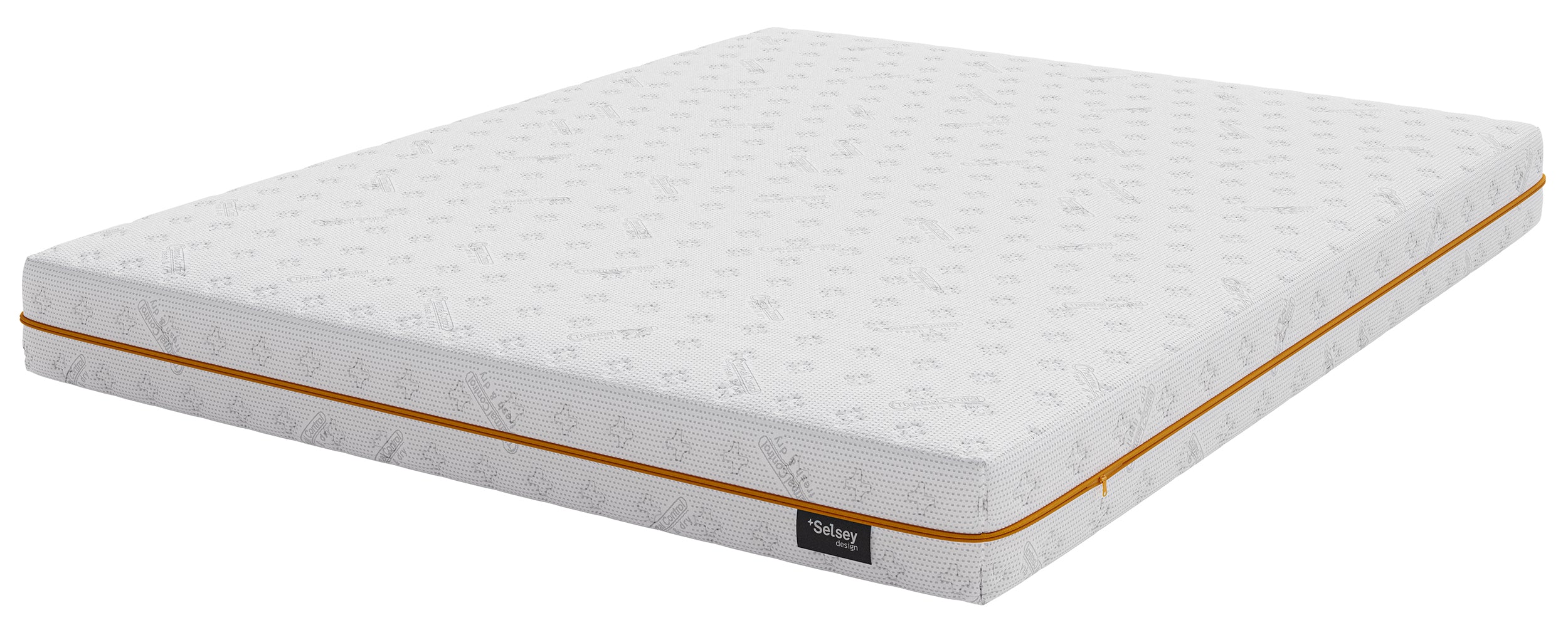 Taschenfederkernmatratze 120x200 cm Somfoam mit Komfortschaum