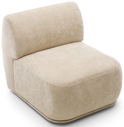 Einzelnes Mittelsegment Bommo beige Chenille