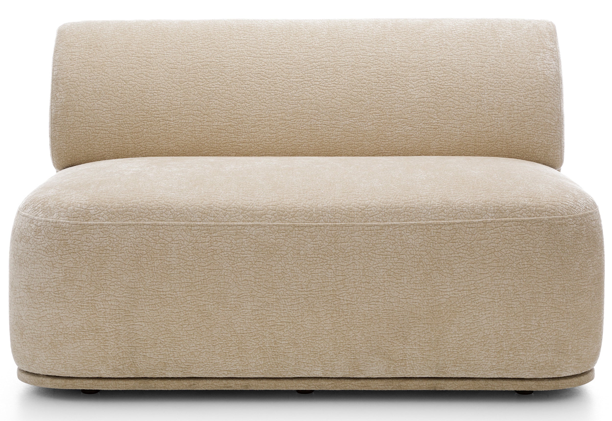 Doppeltes Mittelmodul Bommo beige Chenille