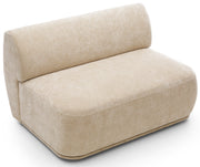 Doppeltes Mittelmodul Bommo beige Chenille