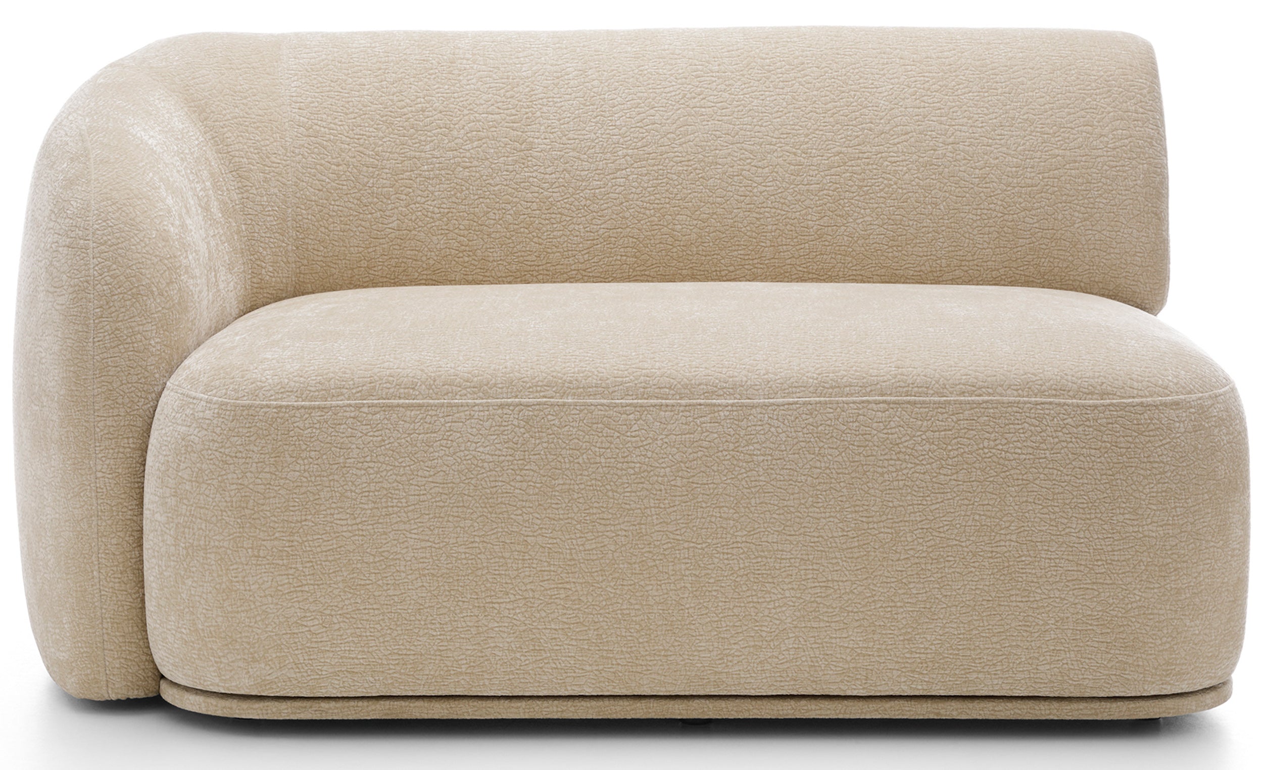 Doppelmodul Bommo linksseitig beige Chenille