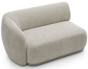 Doppelmodul Bommo linksseitig, grau-beige Chenille