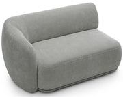 Doppelmodul Bommo links, grau Chenille