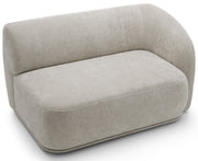 Doppelmodul Bommo rechtsseitig in grau-beige Chenille