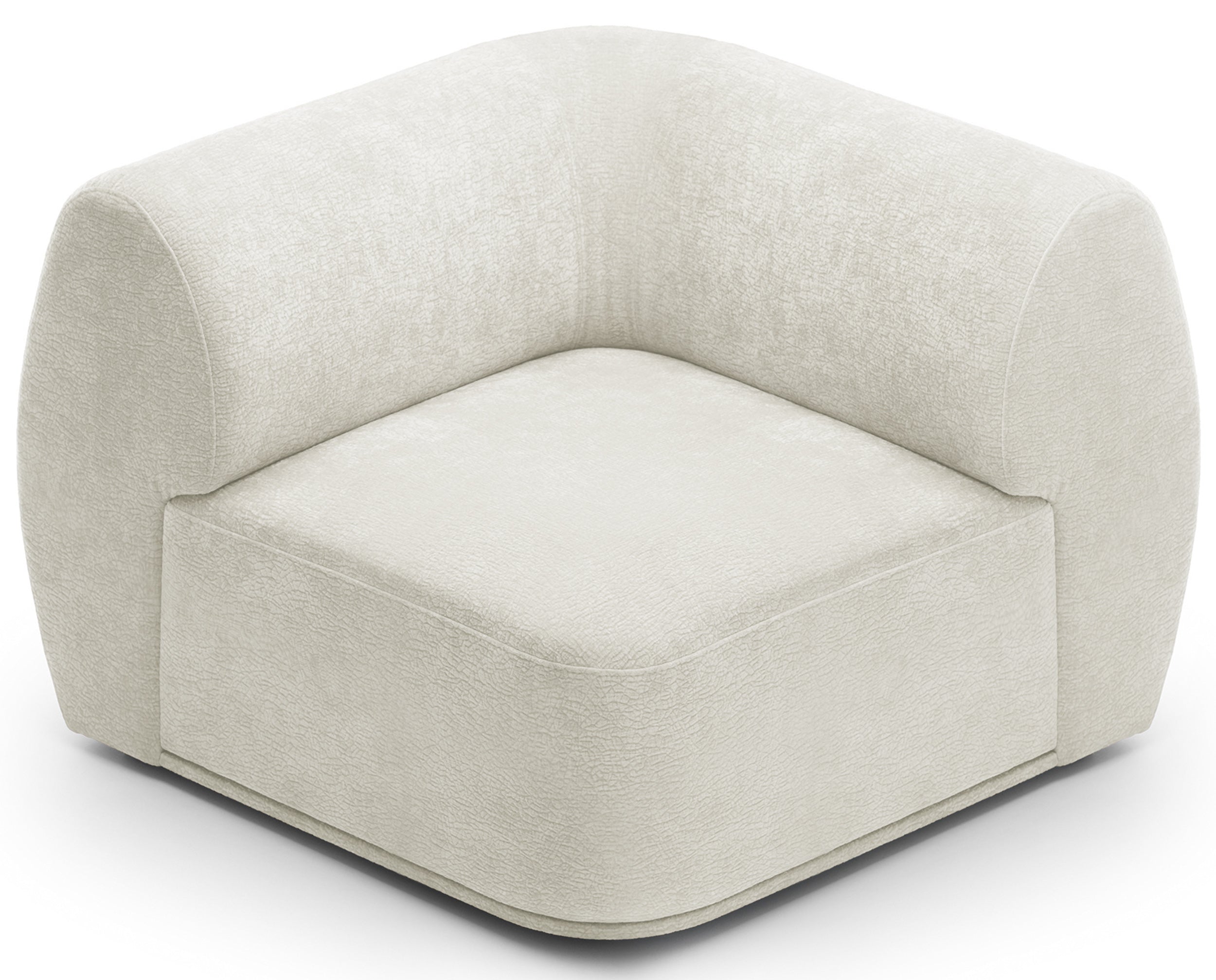 Eckmodul Bommo cremiger Chenille
