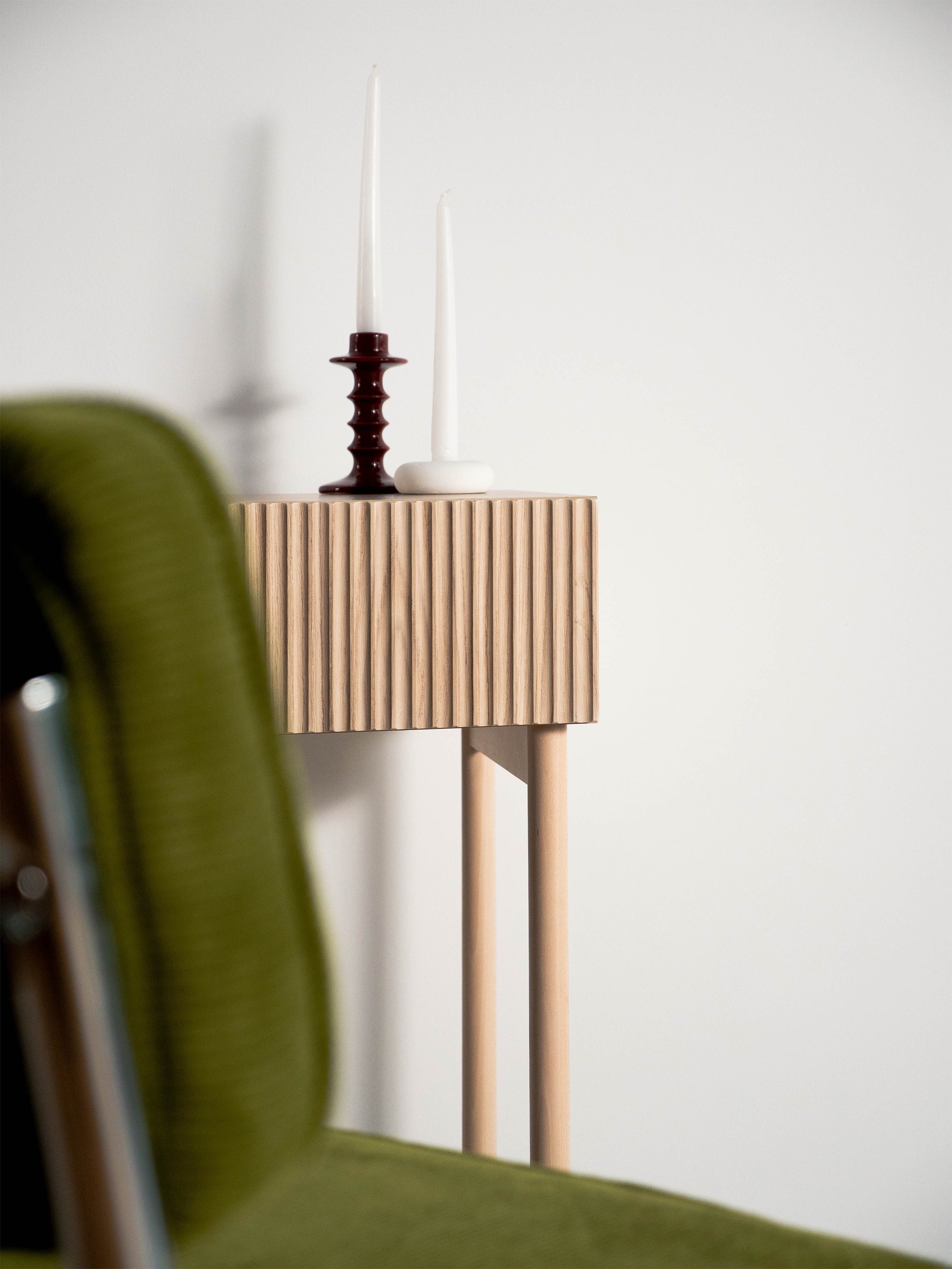 Toilettentisch Nolie mit Schubladen und Beinen 110 cm geölte Eiche