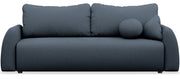 Nubelle Schlafsofa für drei Personen, marineblau, hydrophobes Chenille