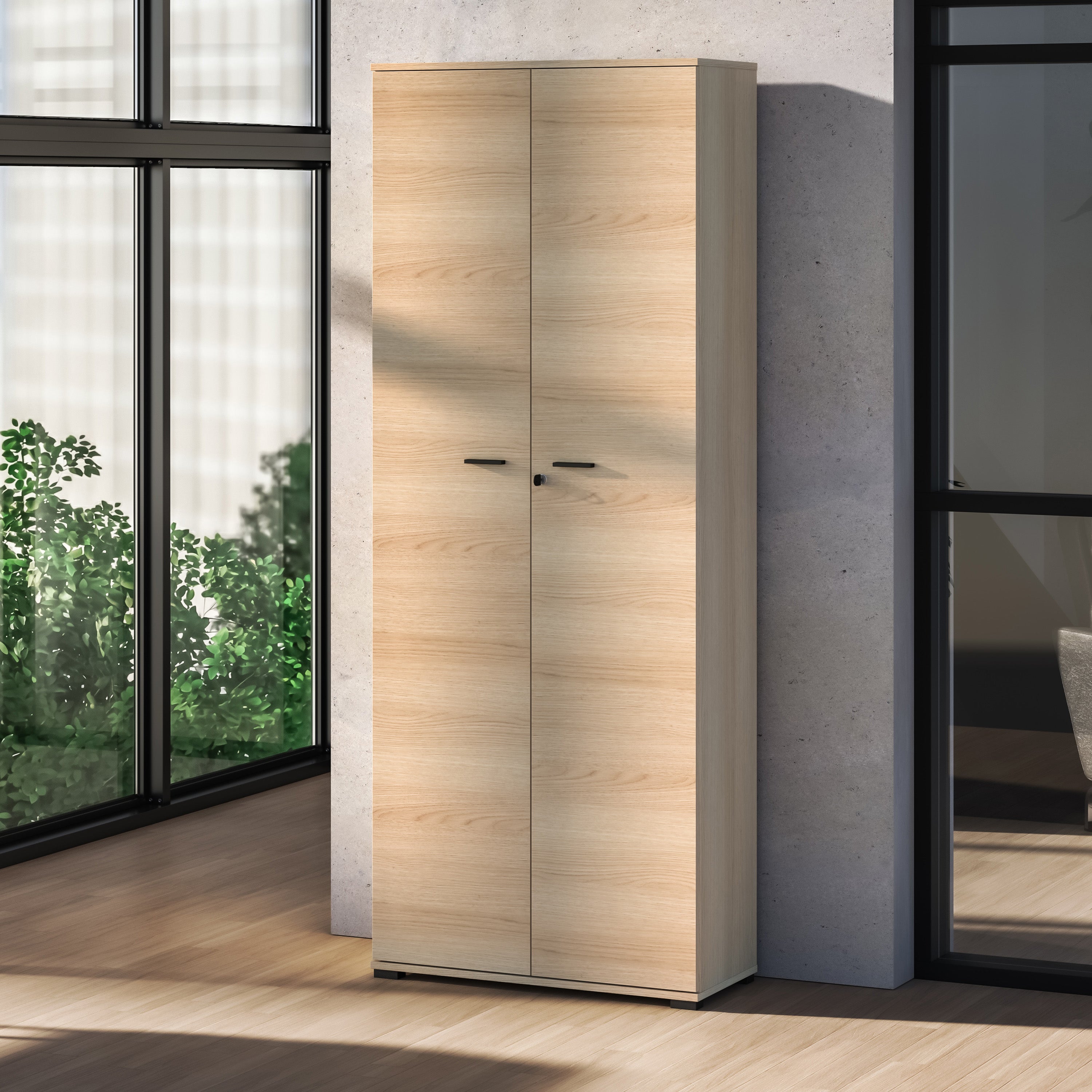 Zweiflügeliger Schrank Odelis 79 cm Lindberg-Eiche