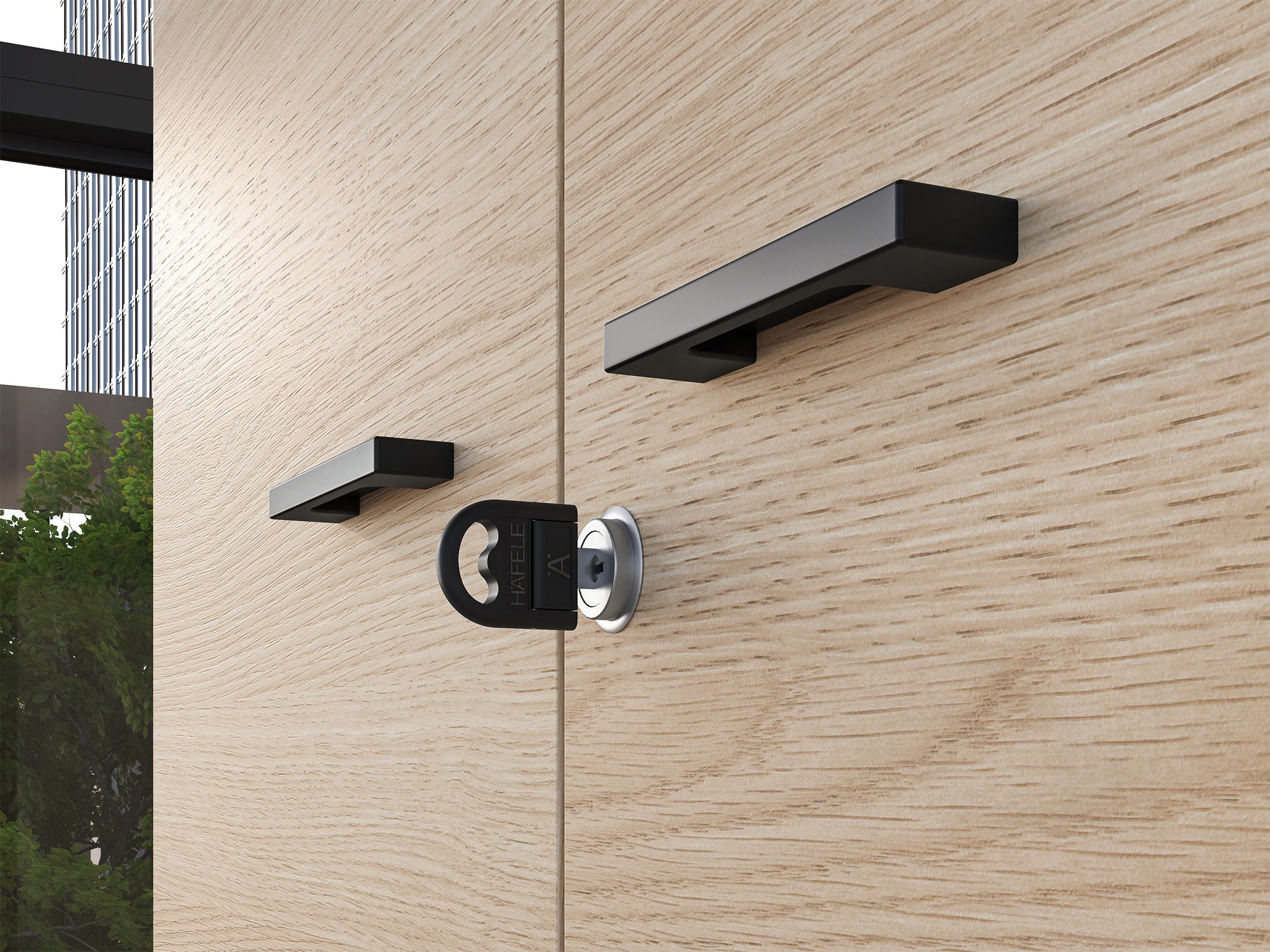 Zweiflügeliger Schrank Odelis 79 cm Lindberg-Eiche