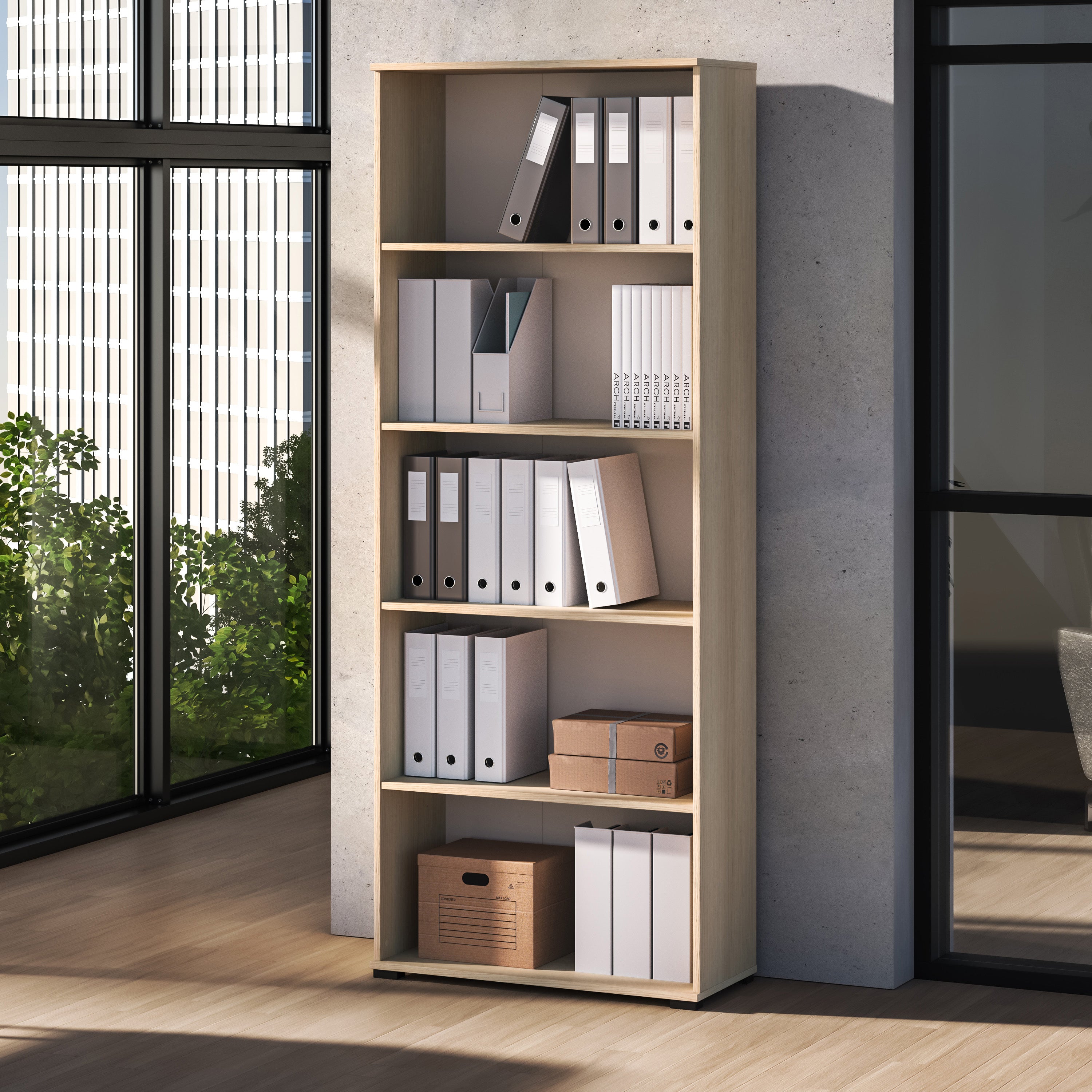 Offenes Regal Odelis 79 cm Lindberg-Eiche