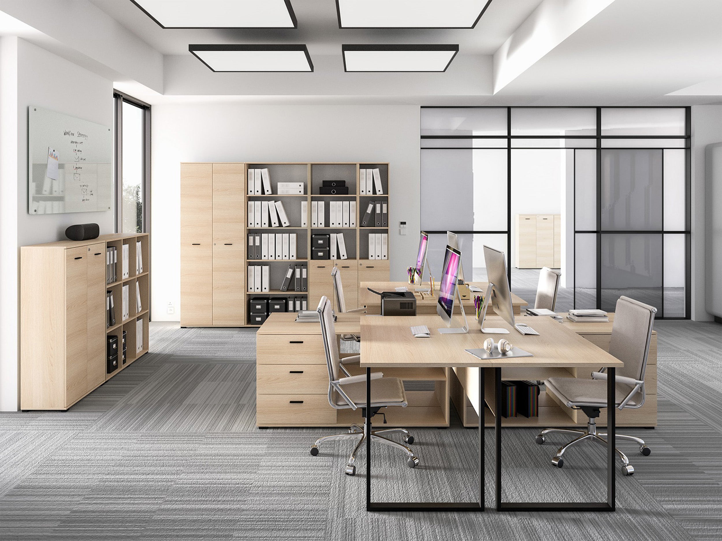 Zweiflügeliger Schrank Odelis 79 cm Lindberg-Eiche