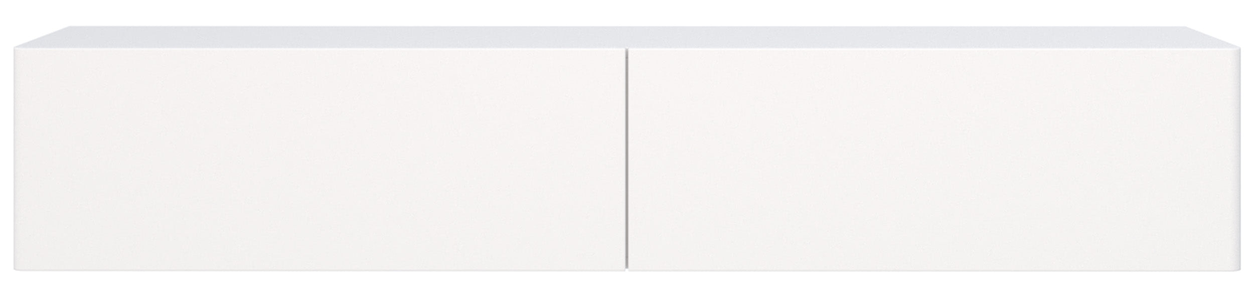 Hängender TV-Schrank Olio mit zwei Klapptüren, 175 cm, weiß