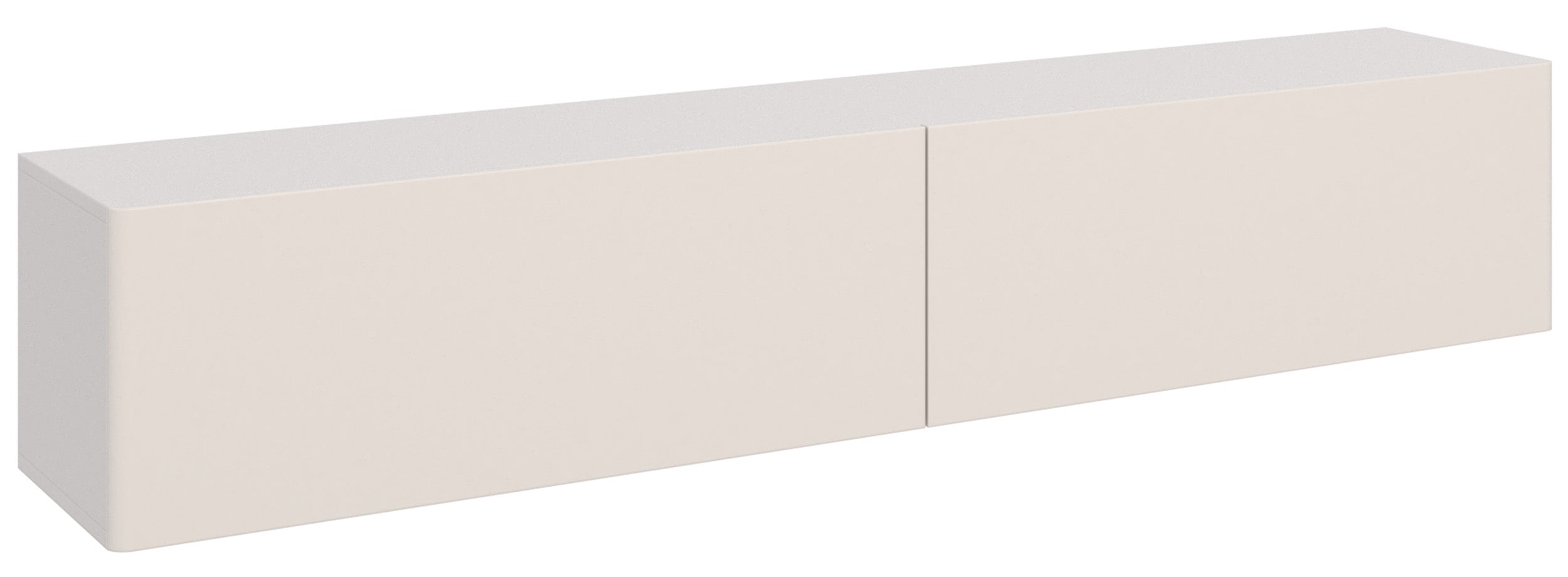 Hängender TV-Schrank Olio mit zwei Klappen, 175 cm, Kaschmir