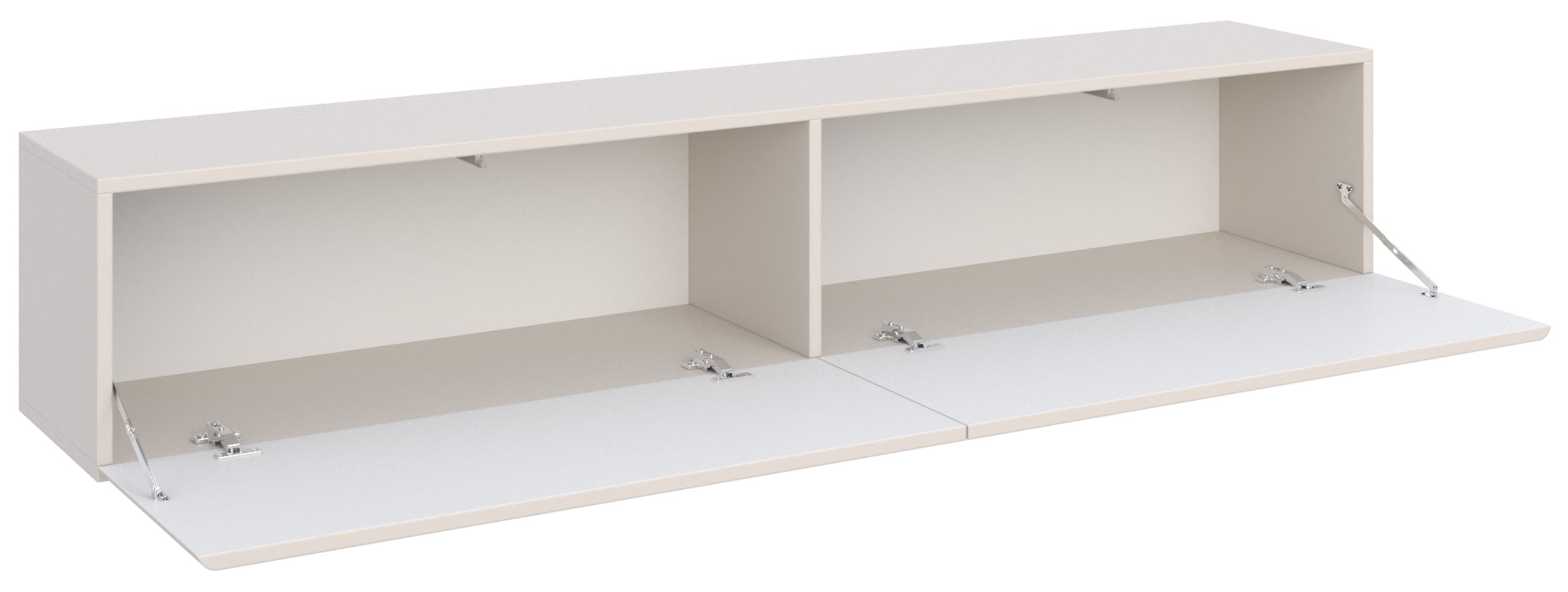 Hängender TV-Schrank Olio mit zwei Klappen, 175 cm, Kaschmir